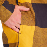 Camisa Manga larga Casual Hombre FLANNEL SNAP FRONT SHIRT JACKET Amarillo CAT