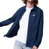 Camisa Manga Larga Hombre Convertible L/S Popl Azul