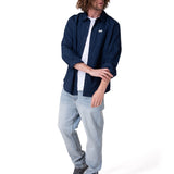 Camisa Manga Larga Hombre Convertible L/S Popl Azul