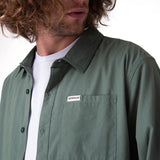 Camisa Manga Larga Hombre Convertible L/S Popl Verde