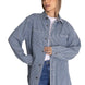 Chaqueta Oversized Mujer Stripe Denim Azul CAT