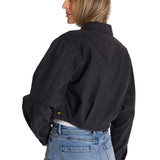 Chaqueta Twill Mujer Negro CAT