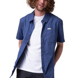 Camisa Manga Corta Hombre Poplin Shirt Ii Azul