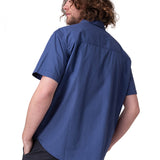 Camisa Manga Corta Hombre Poplin Shirt Ii Azul