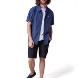Camisa Manga Corta Hombre Poplin Shirt Ii Azul