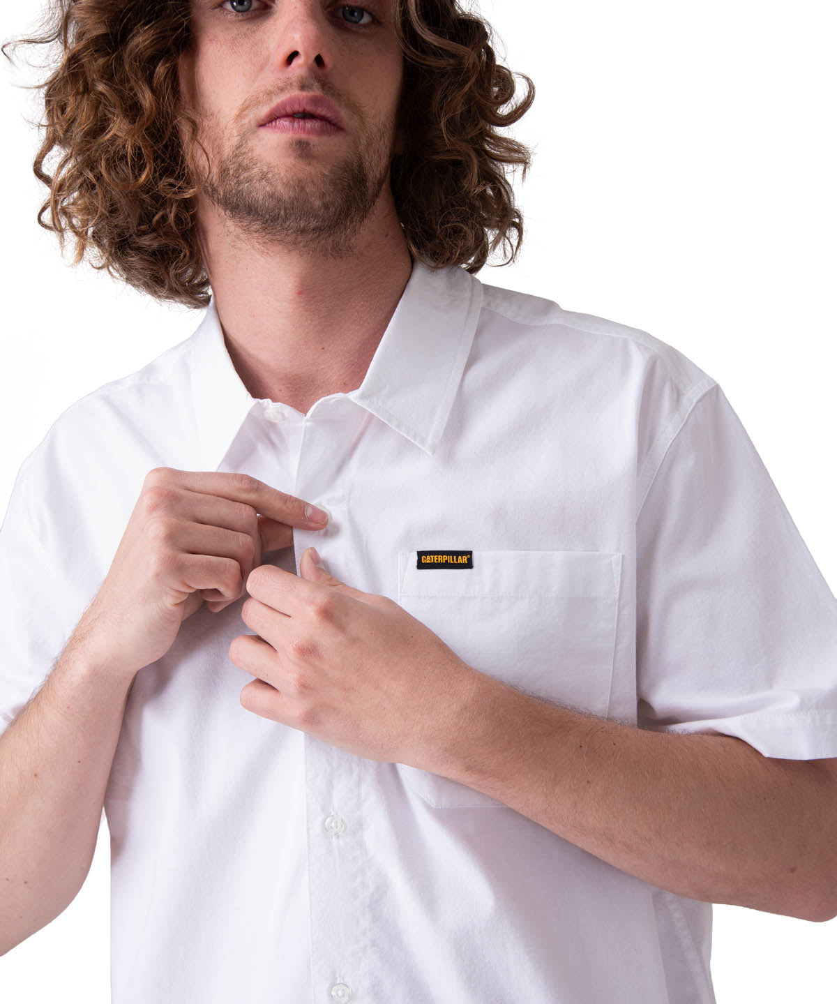Camisa Manga Corta Hombre Poplin Shirt Ii Blanco