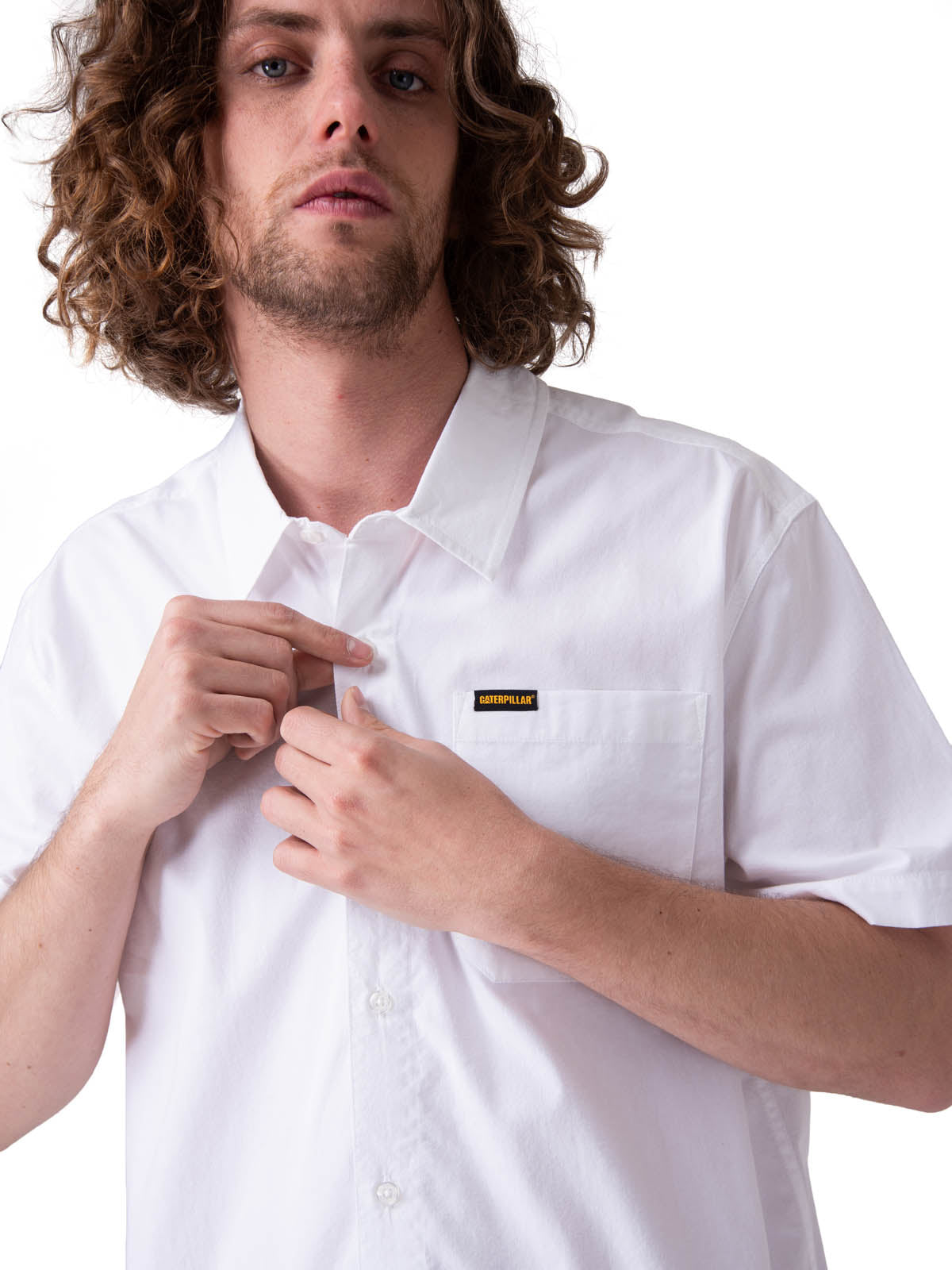 Camisa Manga Corta Hombre Poplin Shirt Ii Blanco