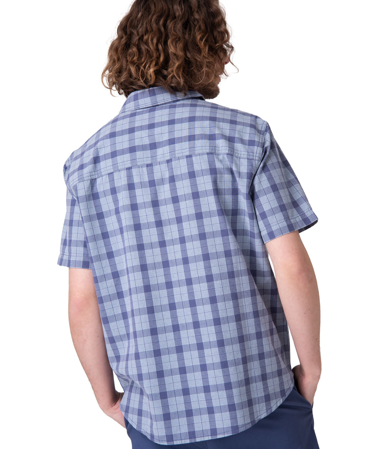 Camisa Manga Corta Hombre Poplin Shirt Ii Azul