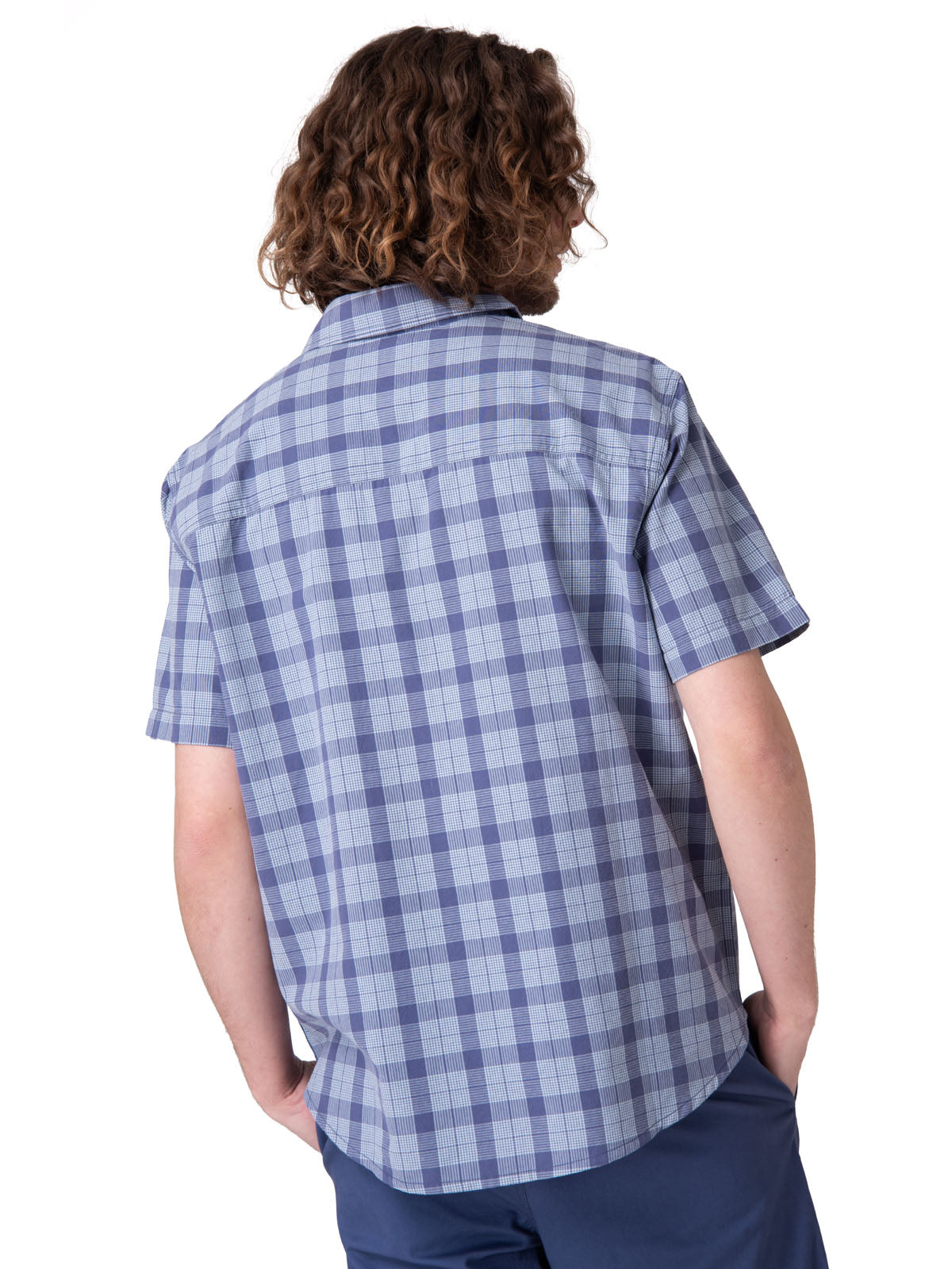 Camisa Manga Corta Hombre Poplin Shirt Ii Azul