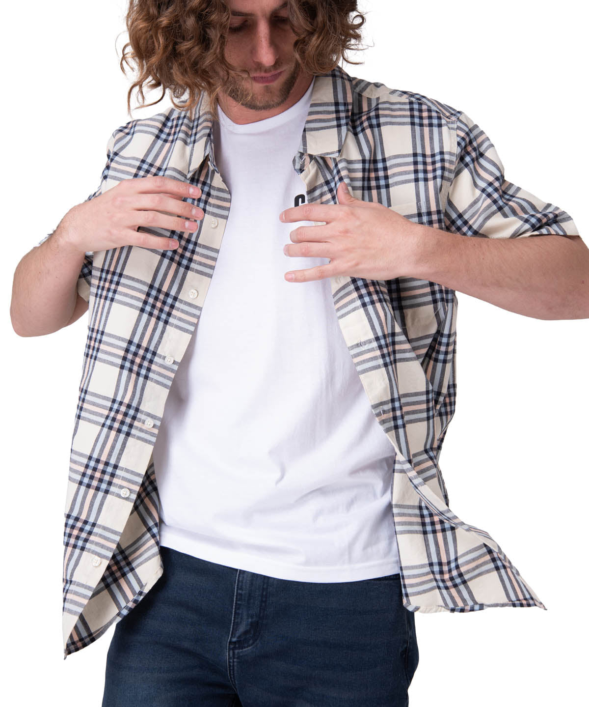 Camisa Manga Corta Hombre Poplin Shirt Ii Multicolor