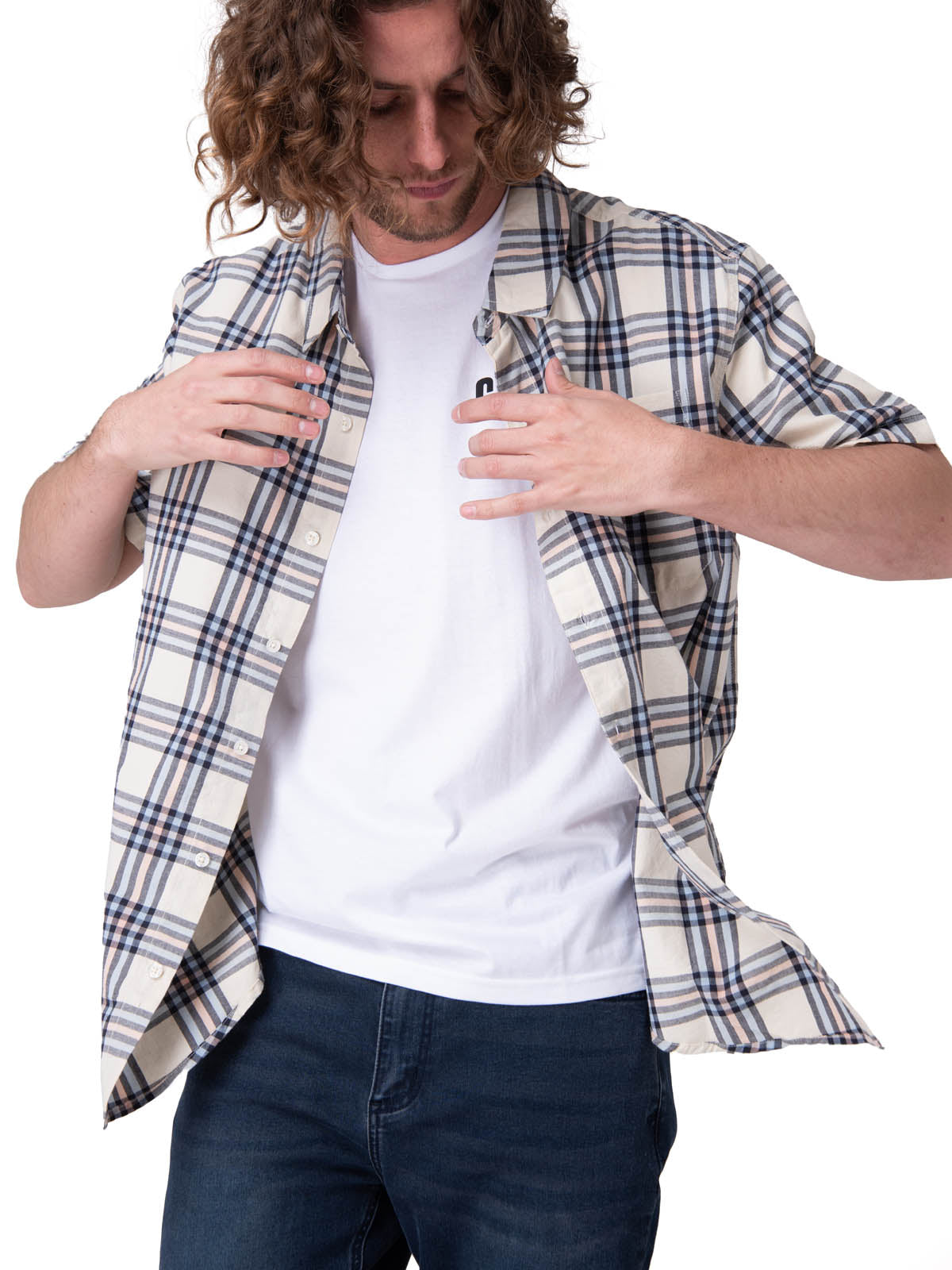 Camisa Manga Corta Hombre Poplin Shirt Ii Multicolor
