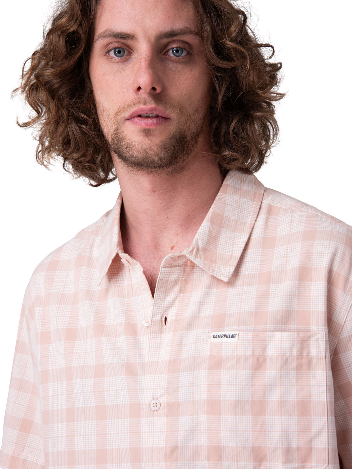 Camisa Manga Corta Hombre Poplin Shirt Ii Rosado