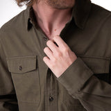 Camisa Manga Larga Hombre Tencel Blend Convert Verde