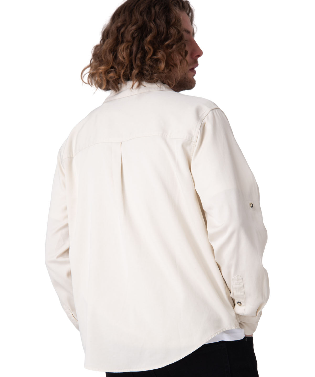 Camisa Manga Larga Hombre Tencel Blend Convert Rosado