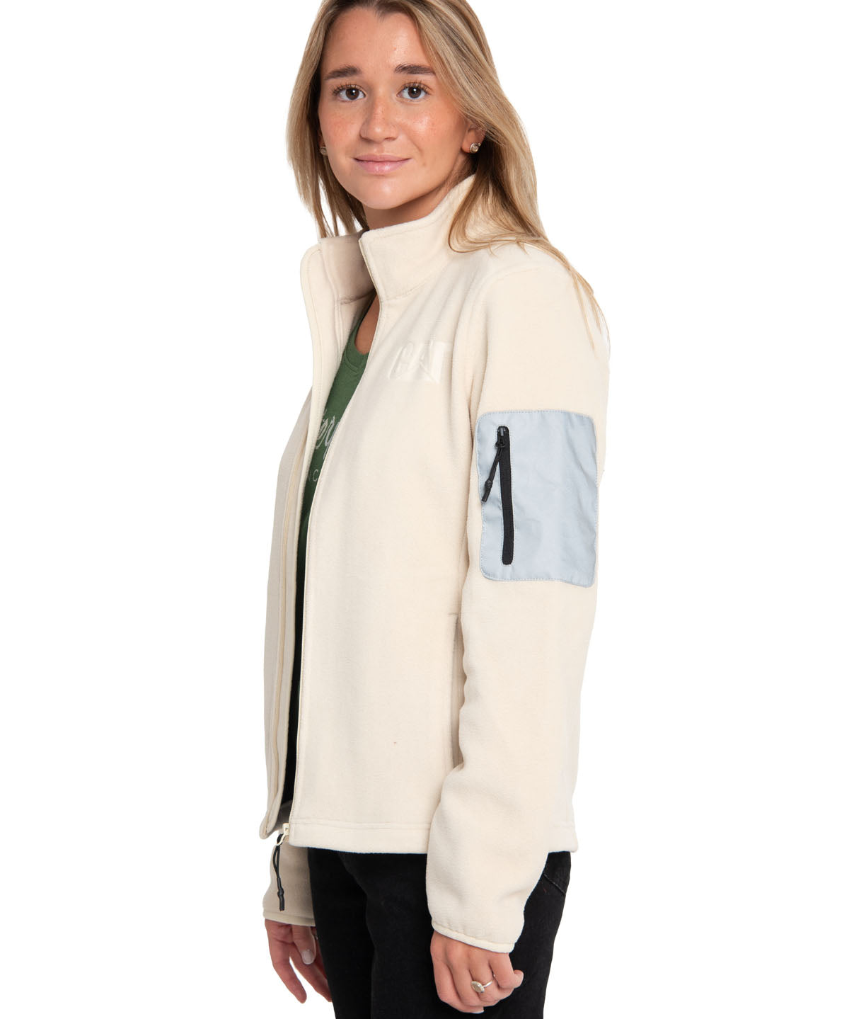 Polar Casual Mujer W Foundation Full Zip Polar Fleece Beige/Crudo Cat
