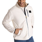 Polar Hombre Microfleece Full Zip  Beige CAT