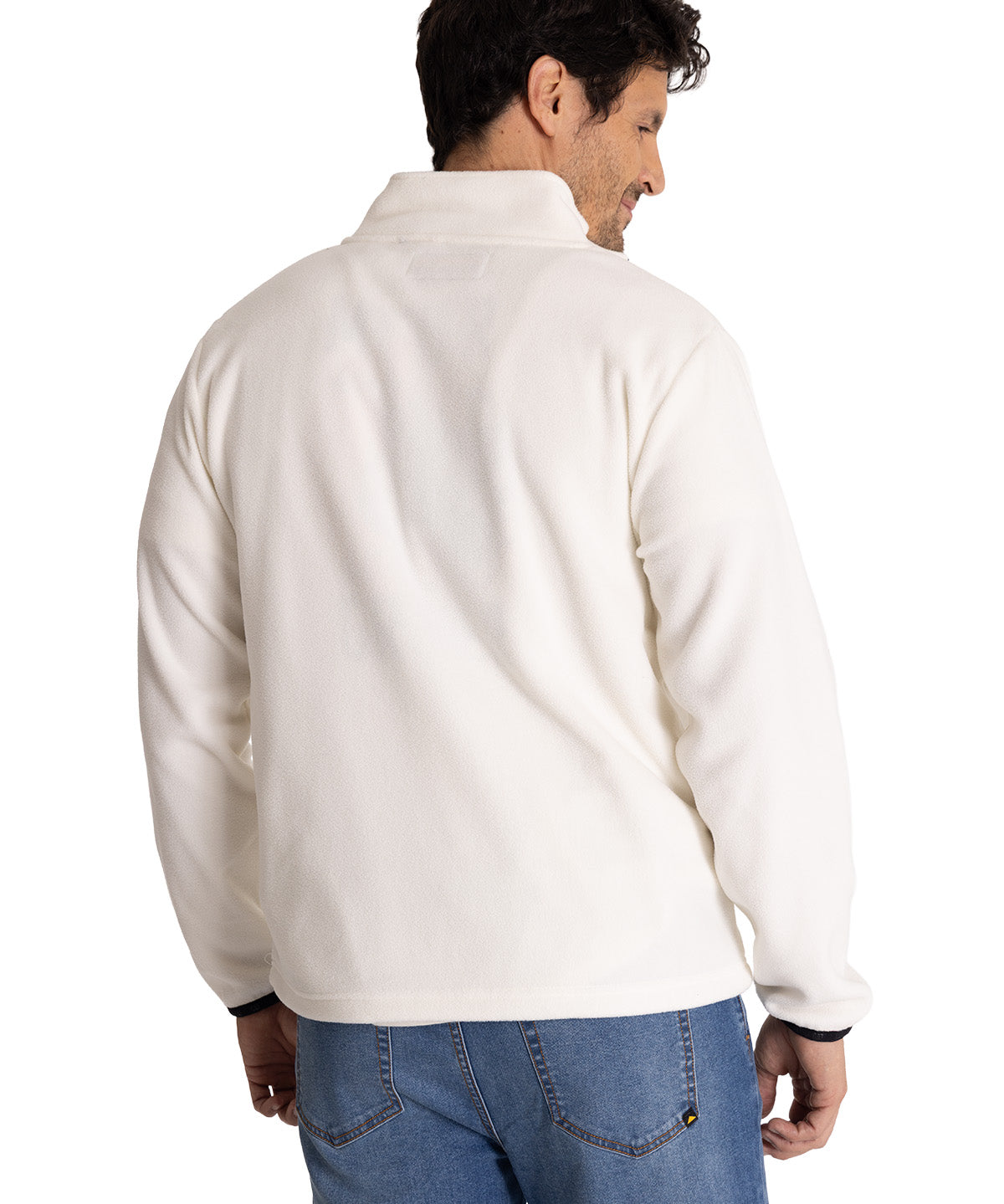 Polar Hombre Microfleece Full Zip  Beige CAT