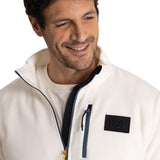 Polar Hombre Microfleece Full Zip  Beige CAT