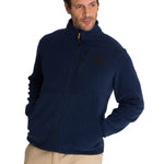 Polar Hombre Microfleece Full Zip Azul Petroleo CAT