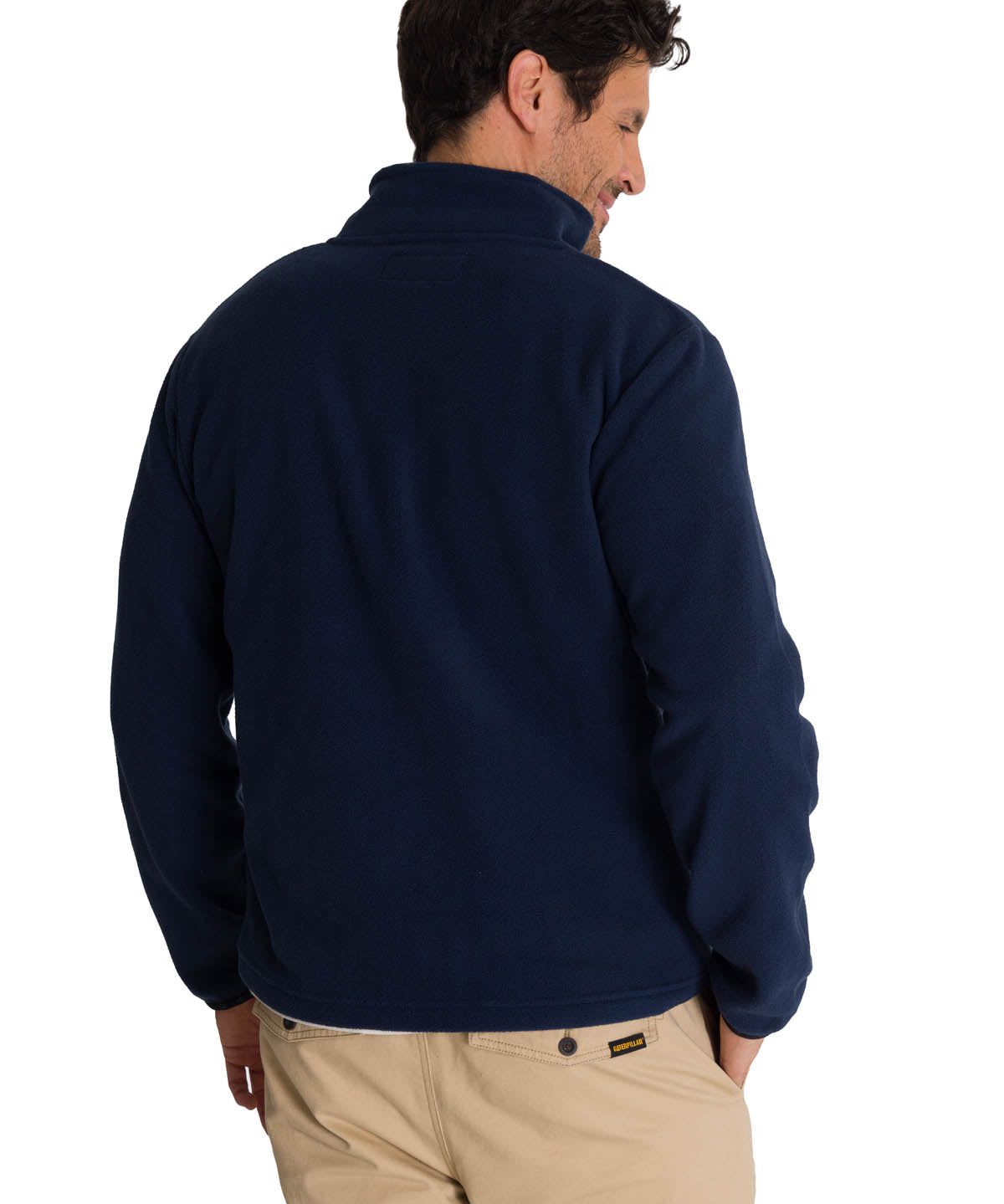 Polar Hombre Microfleece Full Zip Azul Petroleo CAT