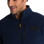 Polar Hombre Microfleece Full Zip Azul Petroleo CAT