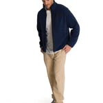 Polar Hombre Microfleece Full Zip Azul Petroleo CAT