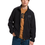 Polar Hombre Microfleece Full Zip Negro CAT