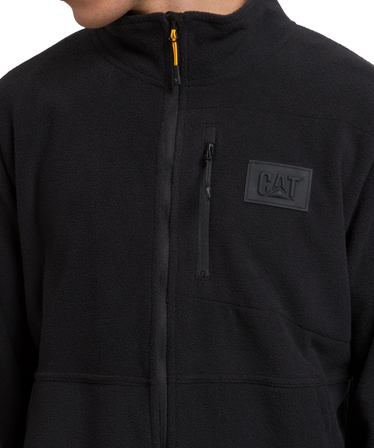Polar Hombre Microfleece Full Zip Negro CAT