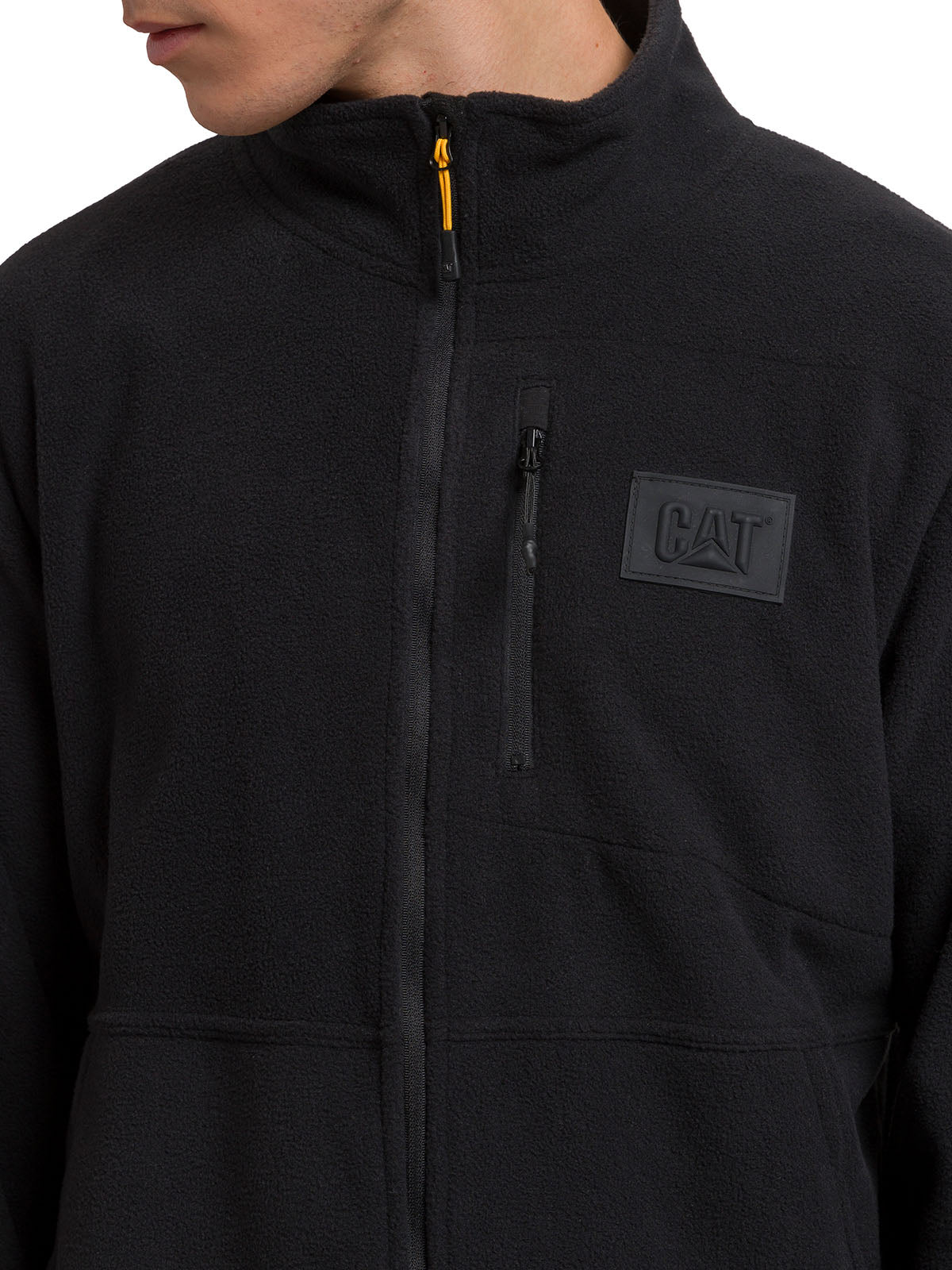 Polar Hombre Microfleece Full Zip Negro CAT