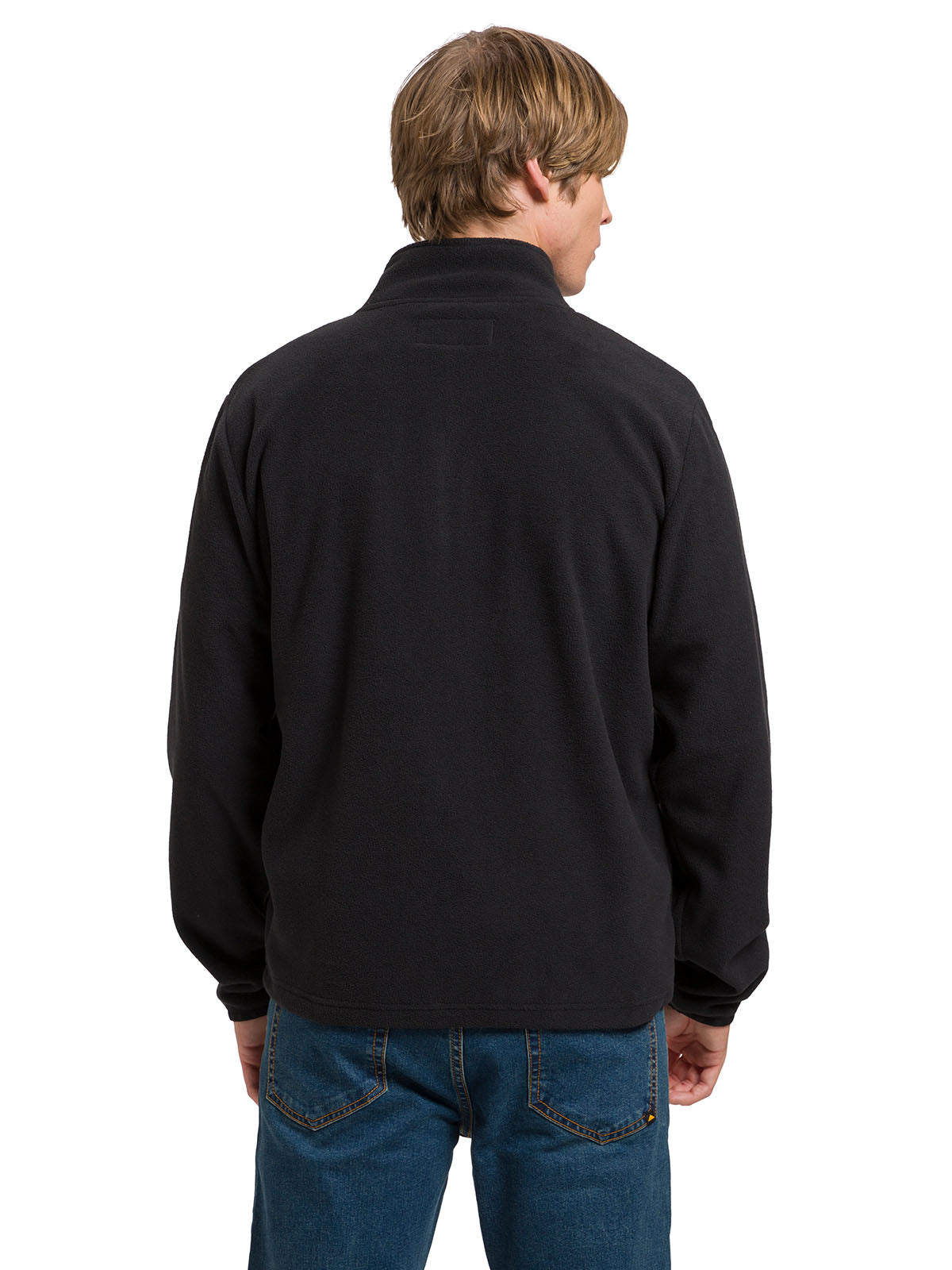 Polar Hombre Microfleece Full Zip Negro CAT