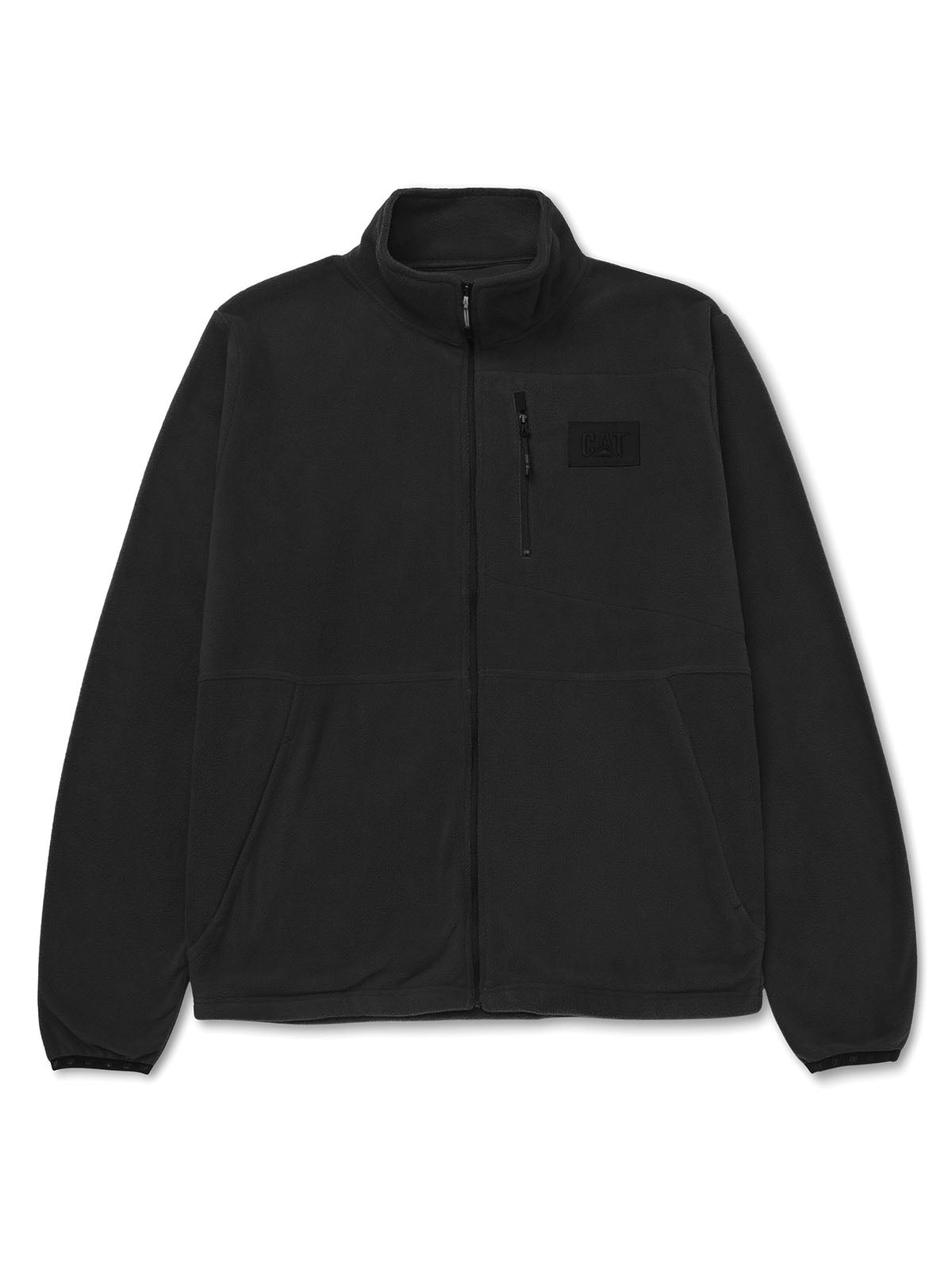 Polar Hombre Microfleece Full Zip Negro CAT