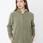 Polar Casual Mujer W Full Zip Polar Fleece Gris Cat