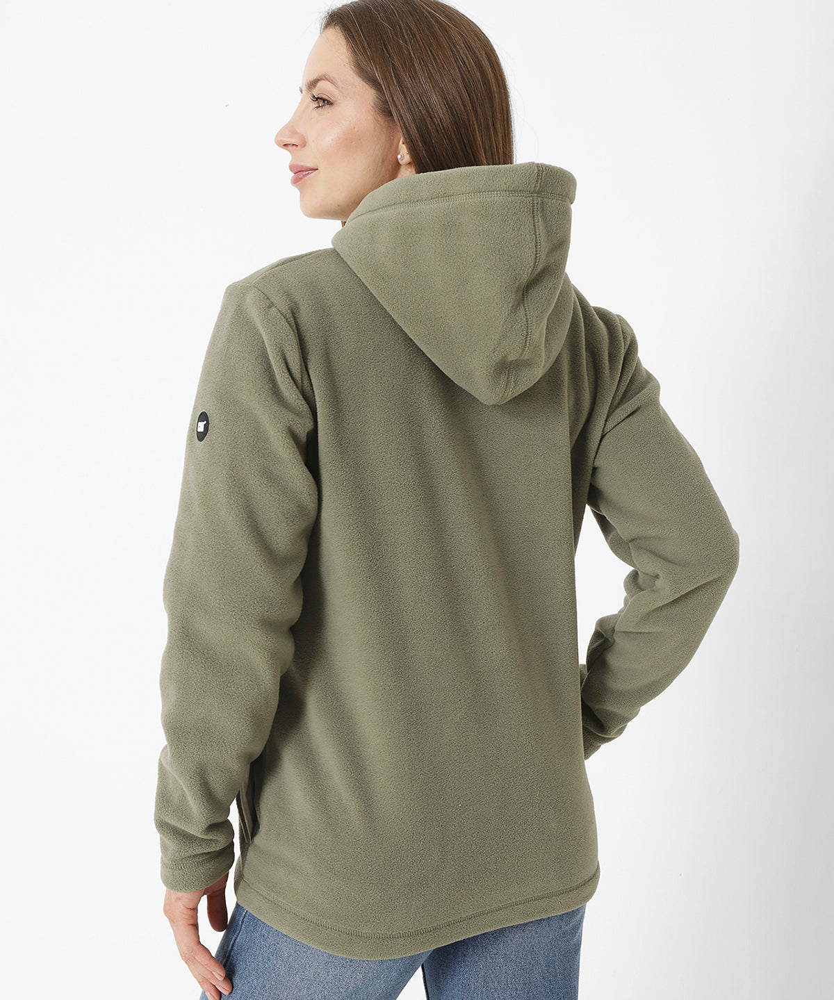 Polar Casual Mujer W Full Zip Polar Fleece Gris Cat