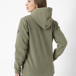 Polar Casual Mujer W Full Zip Polar Fleece Gris Cat