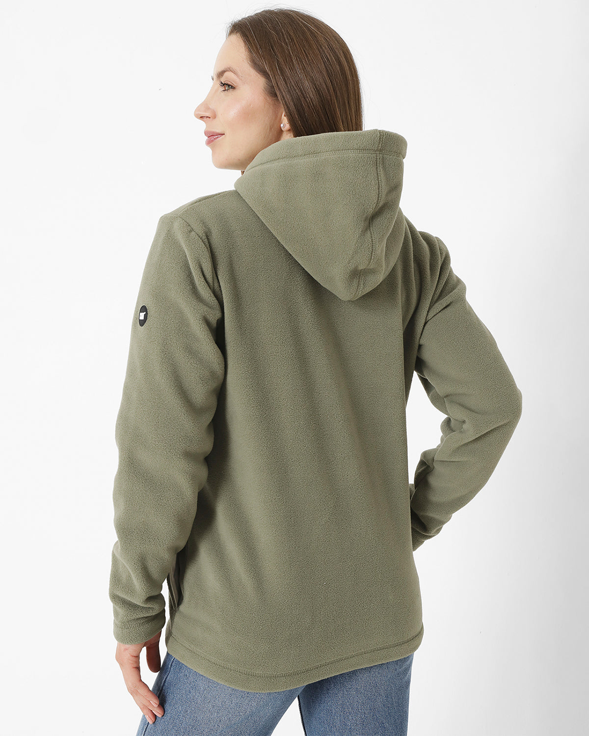 Polar Casual Mujer W Full Zip Polar Fleece Gris Cat
