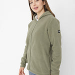 Polar Casual Mujer W Full Zip Polar Fleece Gris Cat