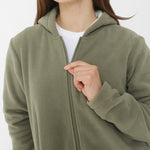 Polar Casual Mujer W Full Zip Polar Fleece Gris Cat