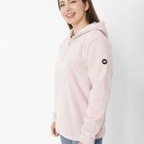 Polar Casual Mujer W Quarter Zip Polar Fleece Morado Cat