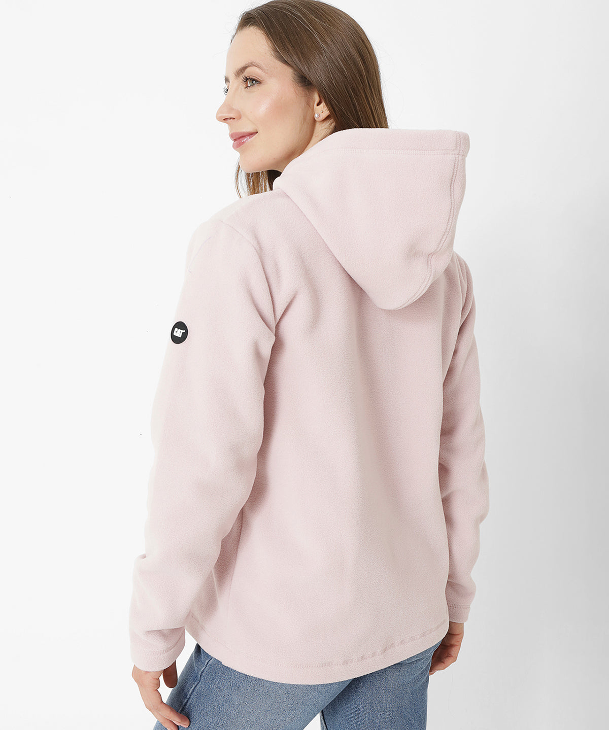 Polar Casual Mujer W Quarter Zip Polar Fleece Morado Cat