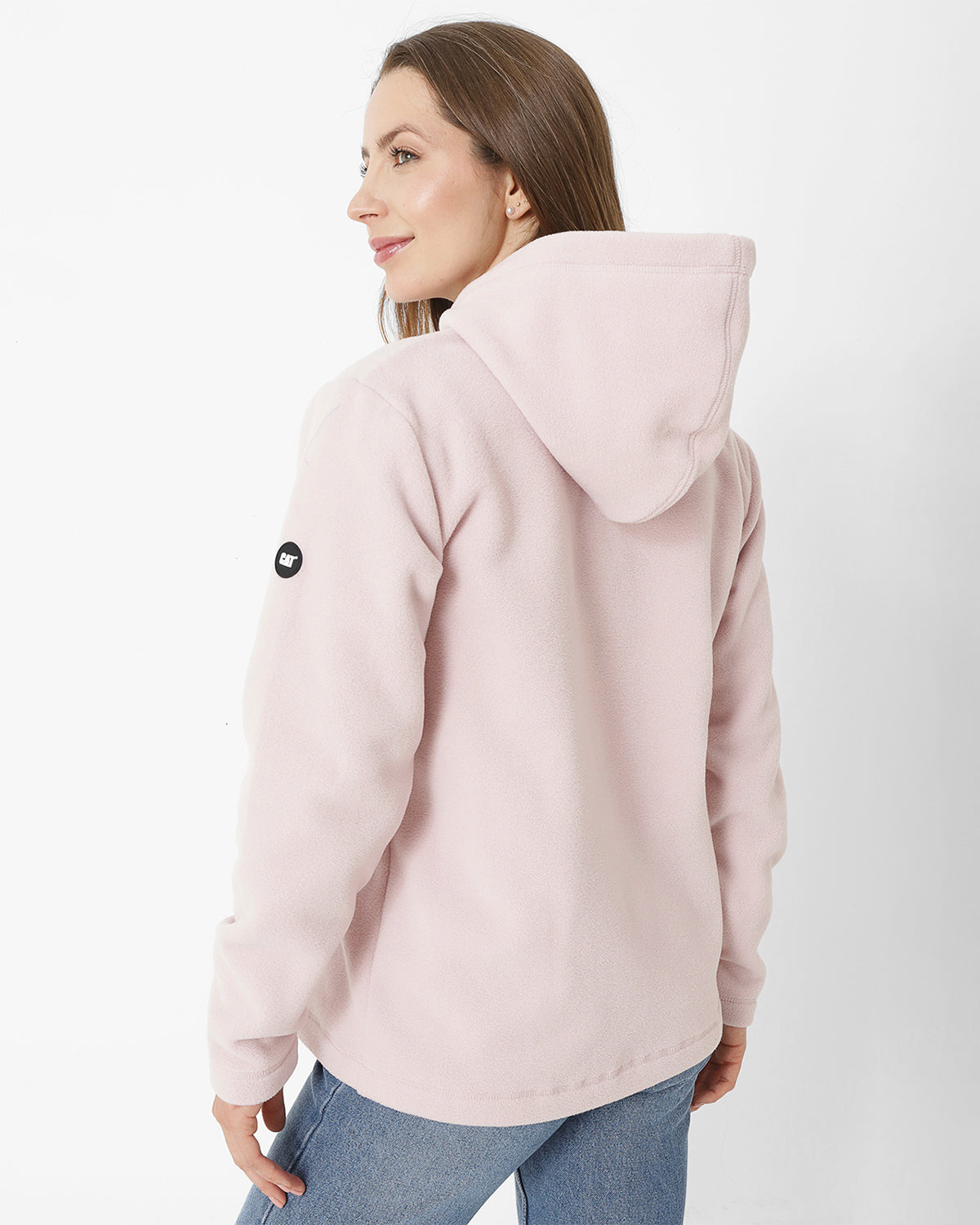 Polar Casual Mujer W Quarter Zip Polar Fleece Morado Cat
