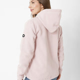 Polar Casual Mujer W Quarter Zip Polar Fleece Morado Cat