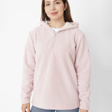 Polar Casual Mujer W Quarter Zip Polar Fleece Morado Cat