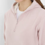 Polar Casual Mujer W Quarter Zip Polar Fleece Morado Cat