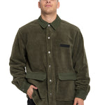 Polar Casual Hombre Sherpa Jacket Verde Cat