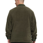 Polar Casual Hombre Sherpa Jacket Verde Cat