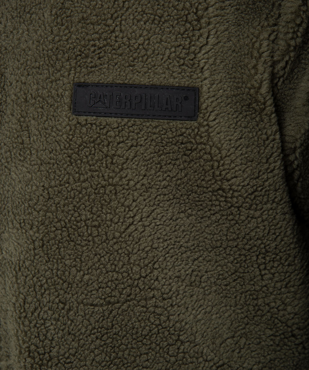 Polar Casual Hombre Sherpa Jacket Verde Cat
