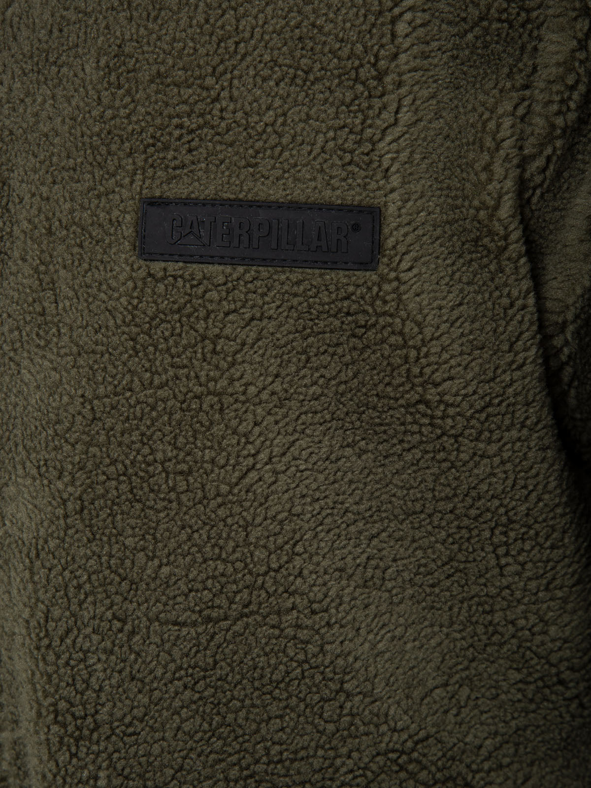 Polar Casual Hombre Sherpa Jacket Verde Cat