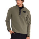 Polar Manga Larga Hombre Fleece Half Snap Oliva Cat