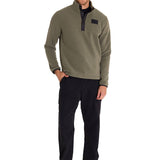 Polar Manga Larga Hombre Fleece Half Snap Oliva Cat