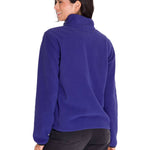 Polar Manga Larga Mujer W Polar Fleece Half Snap Po Azul Cat